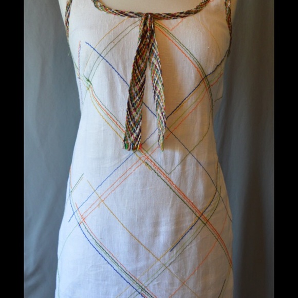 Moschino Cheap n Chic vintage linen mini dress - Picture 4 of 6